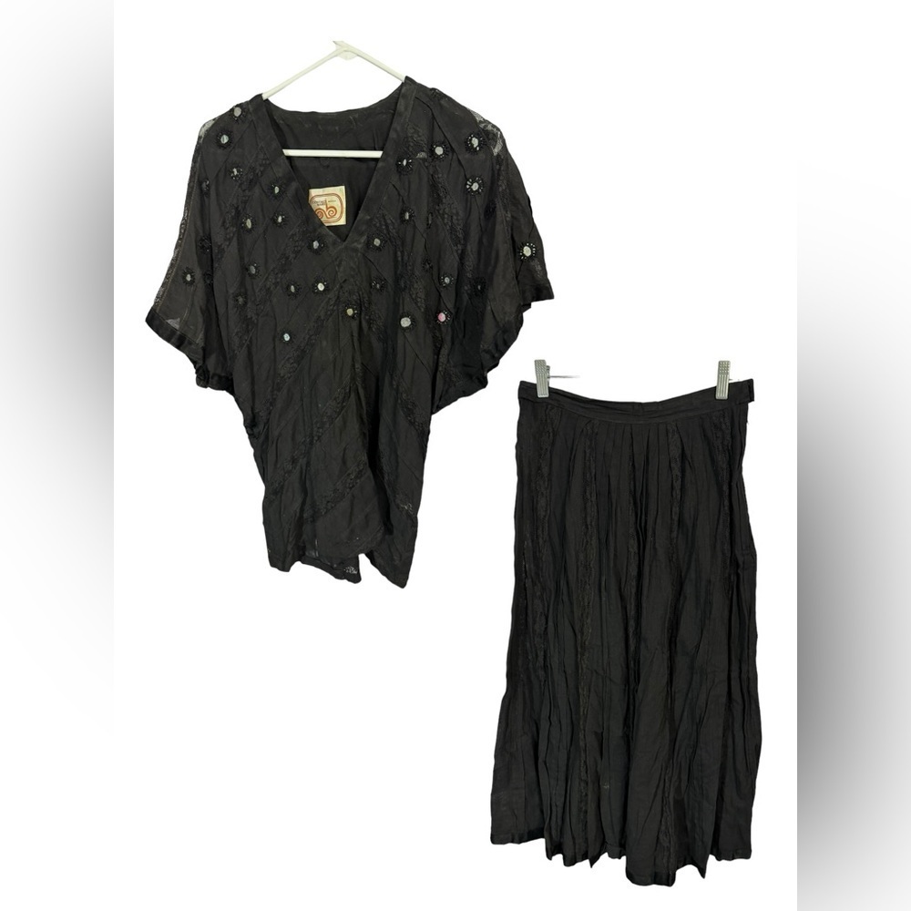 Gonzalo Bauer Designer • Mexican skirt set size S/M
